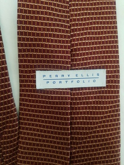 Perry Ellis Portfolio Neck Tie Mens - Picture 5 of 12